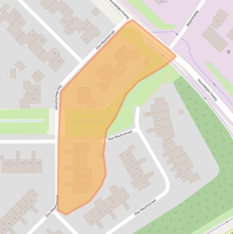 Kaart van postcodegebied 7558RE.