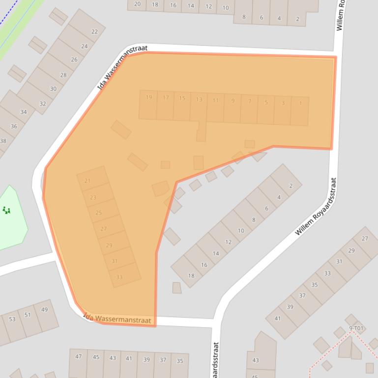 Kaart van postcodegebied 7558RK.