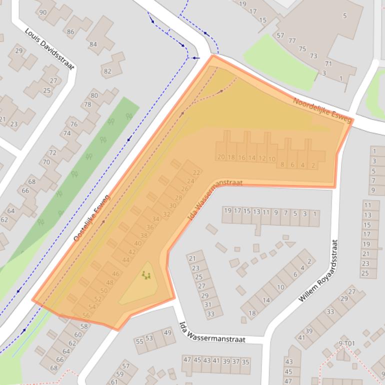 Kaart van postcodegebied 7558RM.