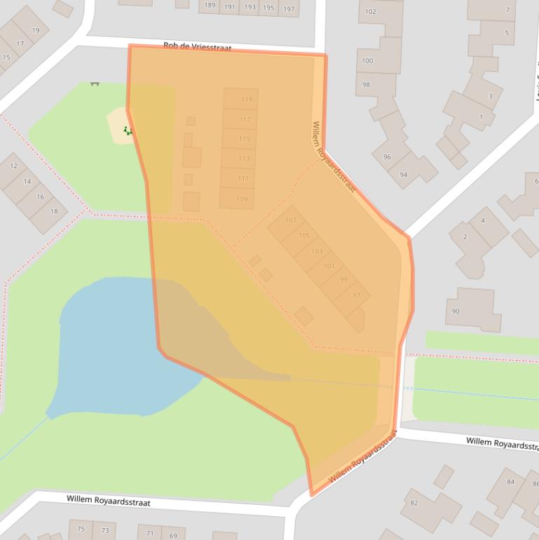 Kaart van postcodegebied 7558RT.