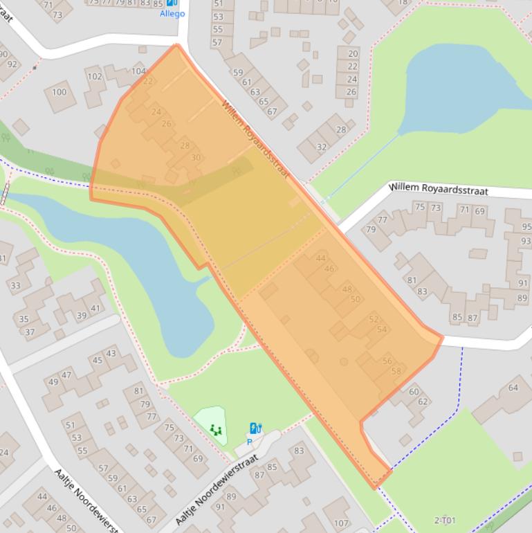 Kaart van postcodegebied 7558RW.