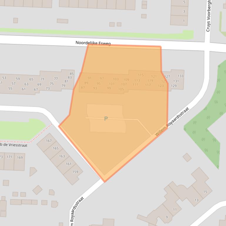 Kaart van postcodegebied 7558SE.