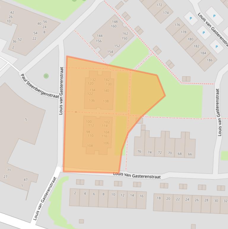 Kaart van postcodegebied 7558SM.