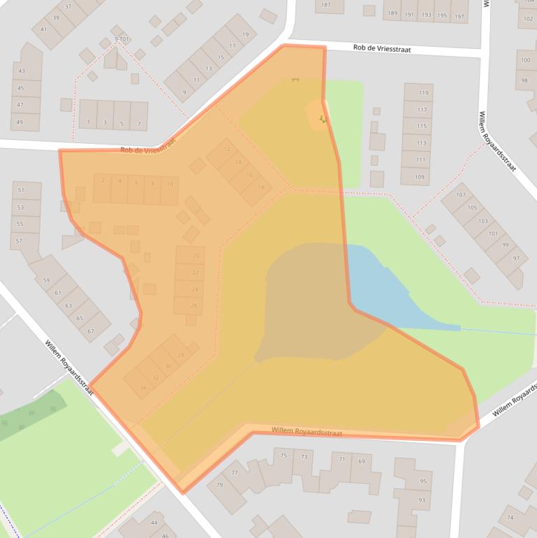 Kaart van postcodegebied 7558SR.