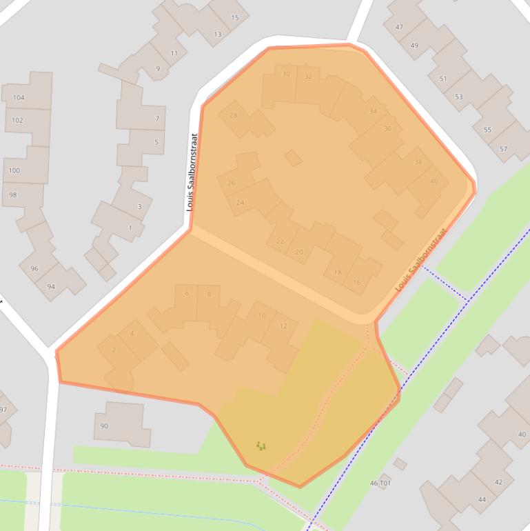 Kaart van postcodegebied 7558ST.