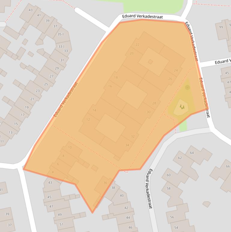 Kaart van postcodegebied 7558TE.