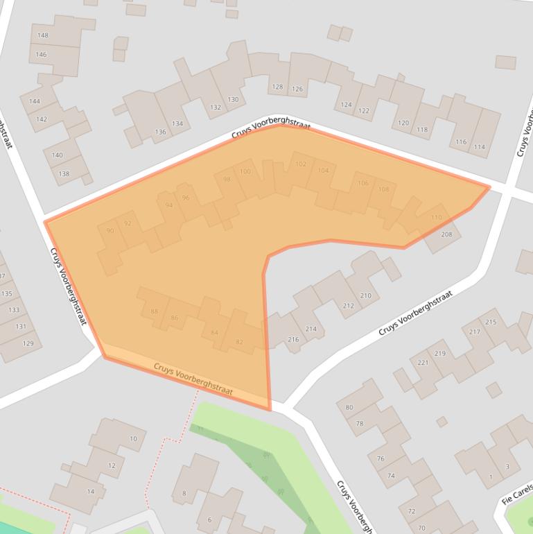 Kaart van postcodegebied 7558WL.