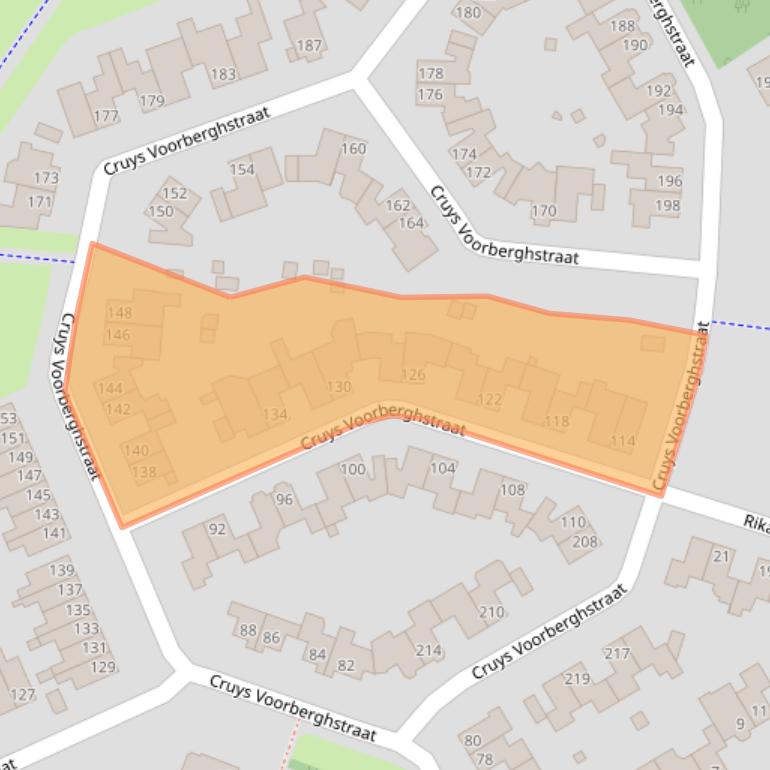 Kaart van postcodegebied 7558WN.