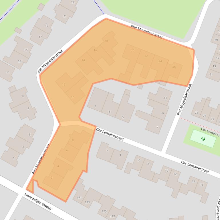 Kaart van postcodegebied 7558ZM.