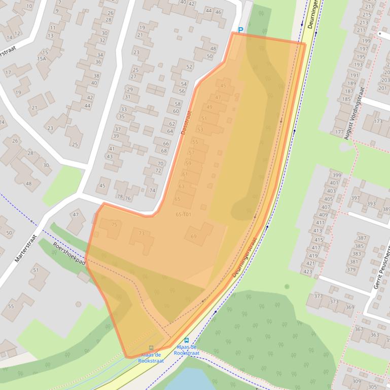 Kaart van postcodegebied 7559AB.
