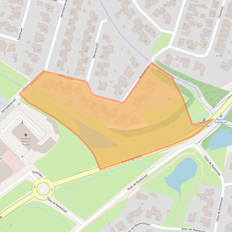 Kaart van postcodegebied 7559AG.