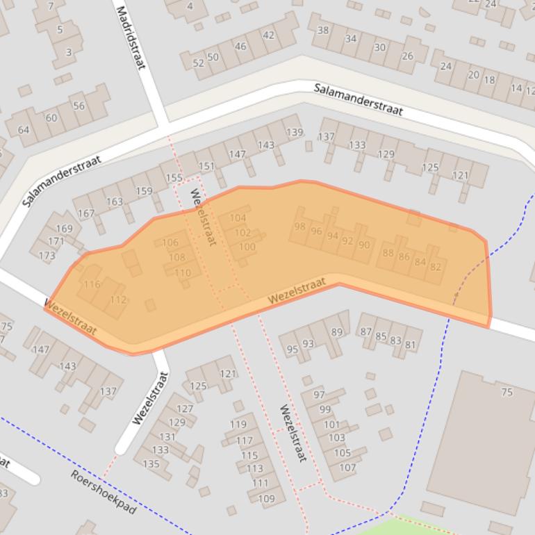 Kaart van postcodegebied 7559AV.