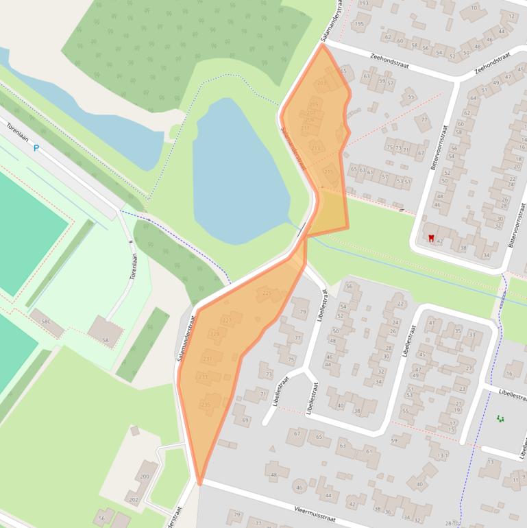 Kaart van postcodegebied 7559BJ.