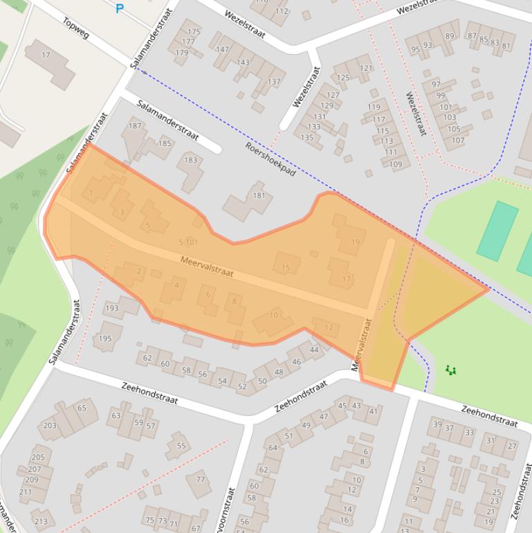Kaart van postcodegebied 7559BK.