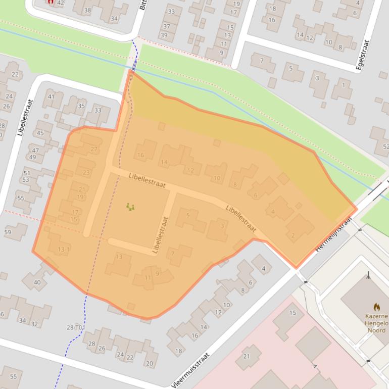 Kaart van postcodegebied 7559BR.