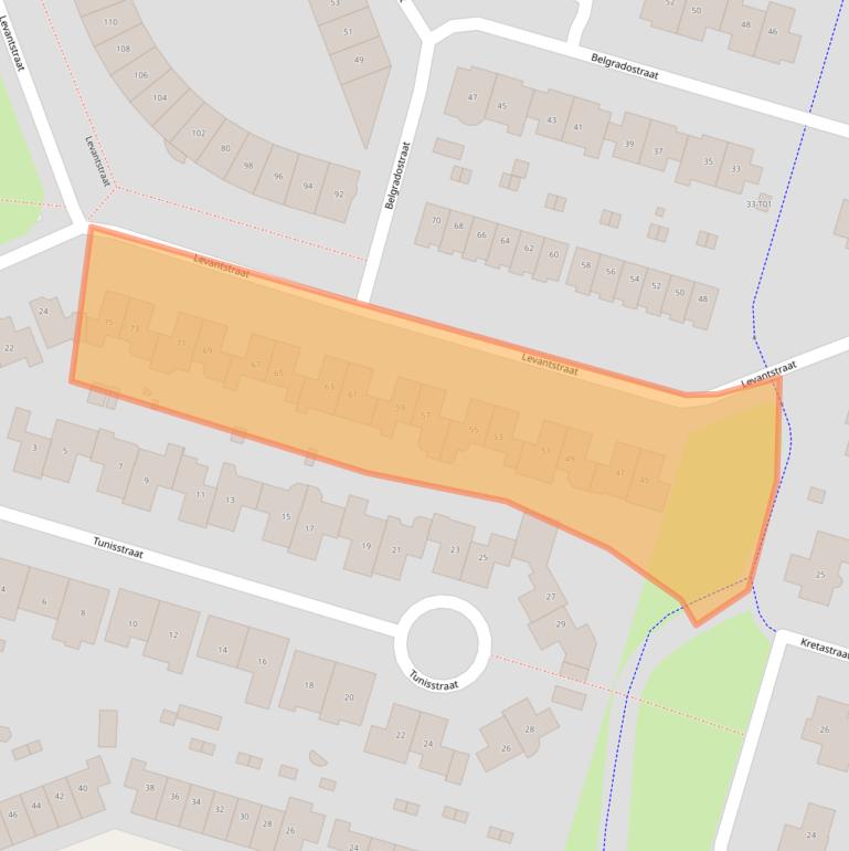 Kaart van postcodegebied 7559CH.