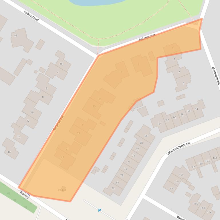 Kaart van postcodegebied 7559CW.