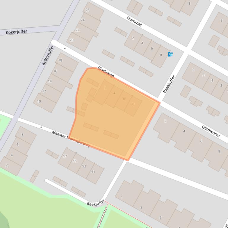 Kaart van postcodegebied 7559DH.