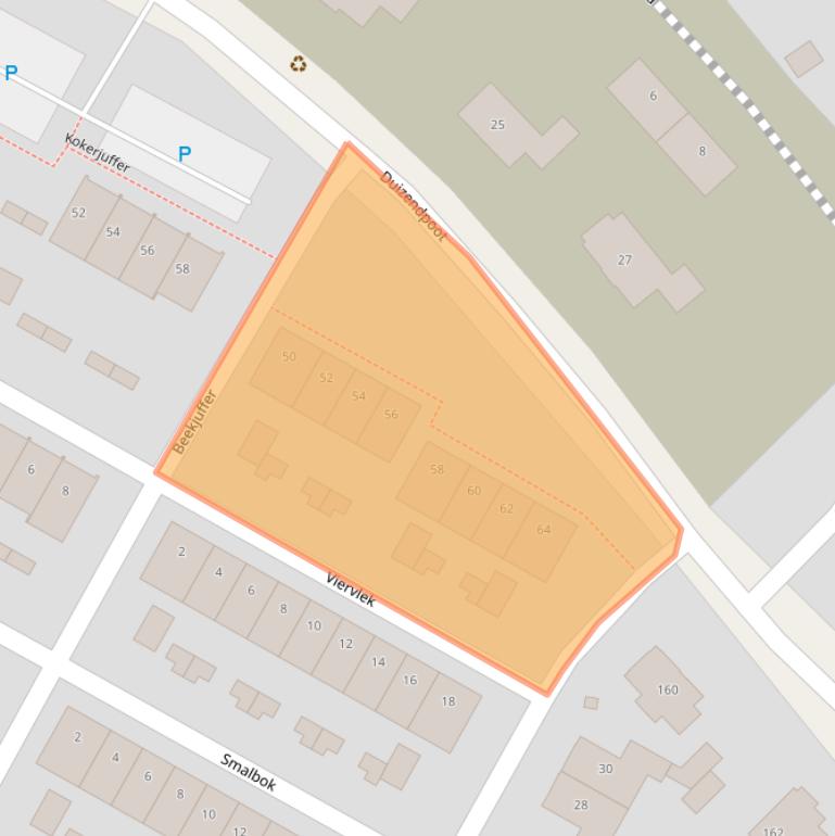 Kaart van postcodegebied 7559DJ.