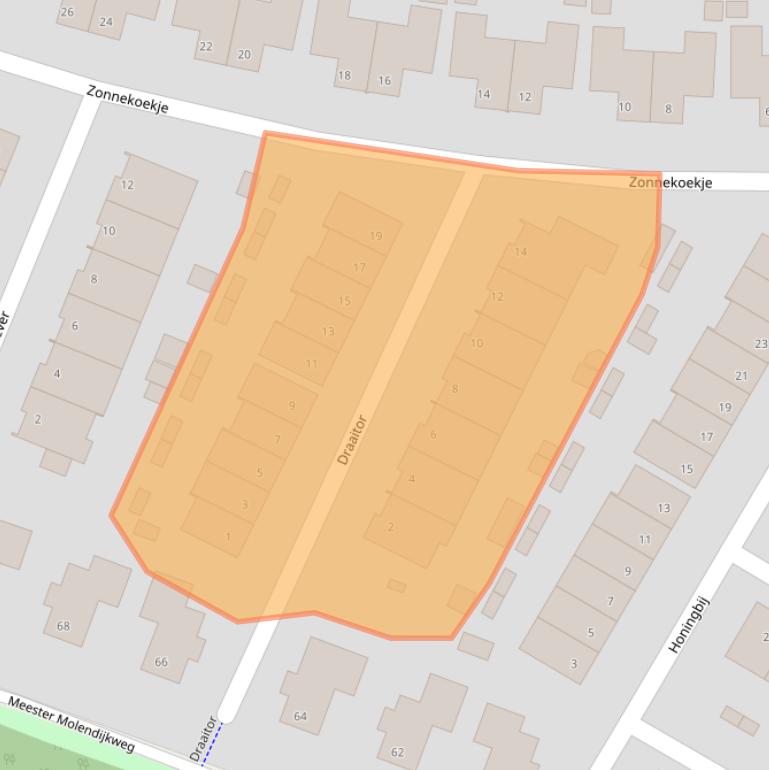 Kaart van postcodegebied 7559DS.
