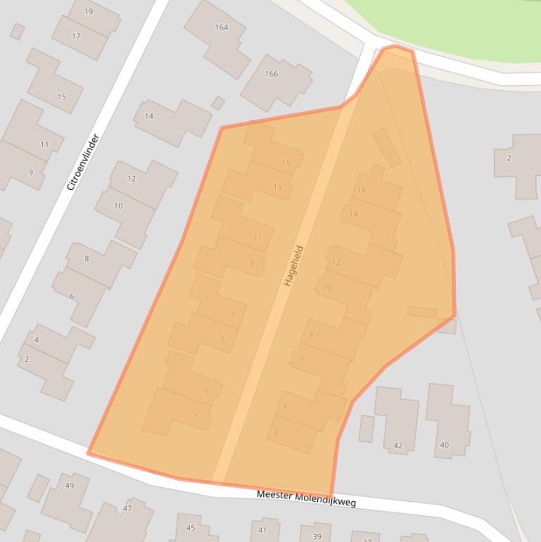 Kaart van postcodegebied 7559ED.