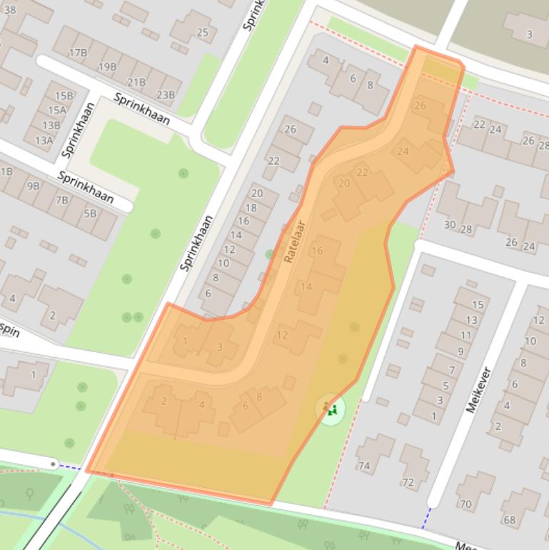 Kaart van postcodegebied 7559EN.
