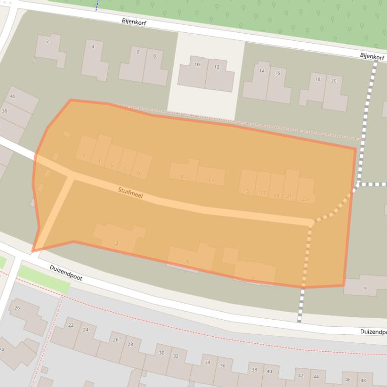 Kaart van postcodegebied 7559ET.