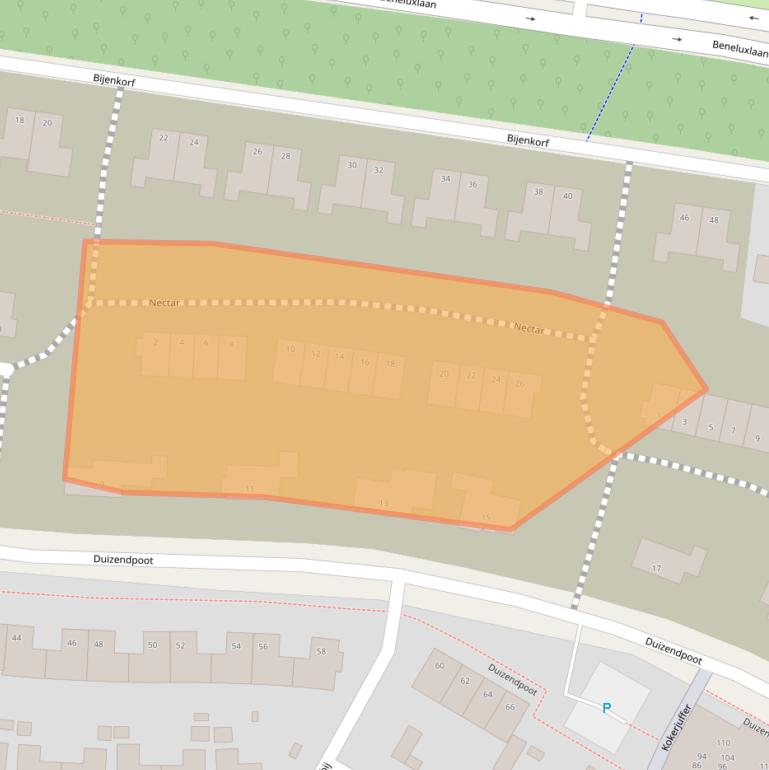 Kaart van postcodegebied 7559EV.