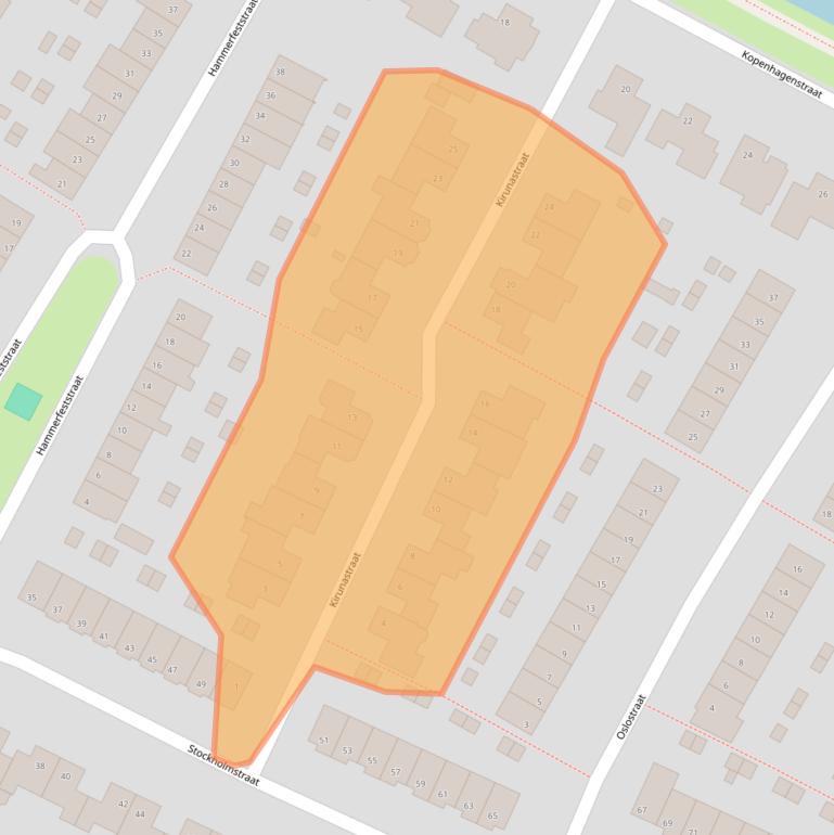 Kaart van postcodegebied 7559JH.