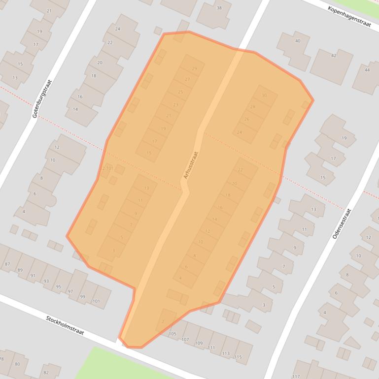 Kaart van postcodegebied 7559JL.