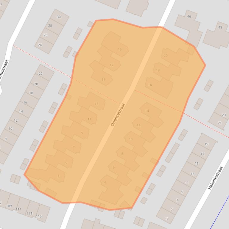 Kaart van postcodegebied 7559JM.