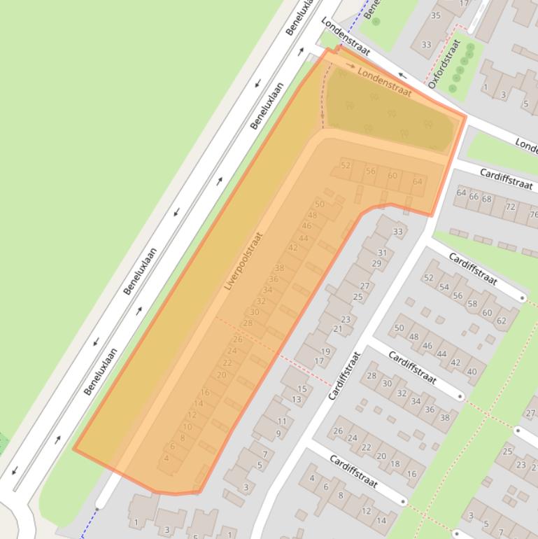 Kaart van postcodegebied 7559KA.