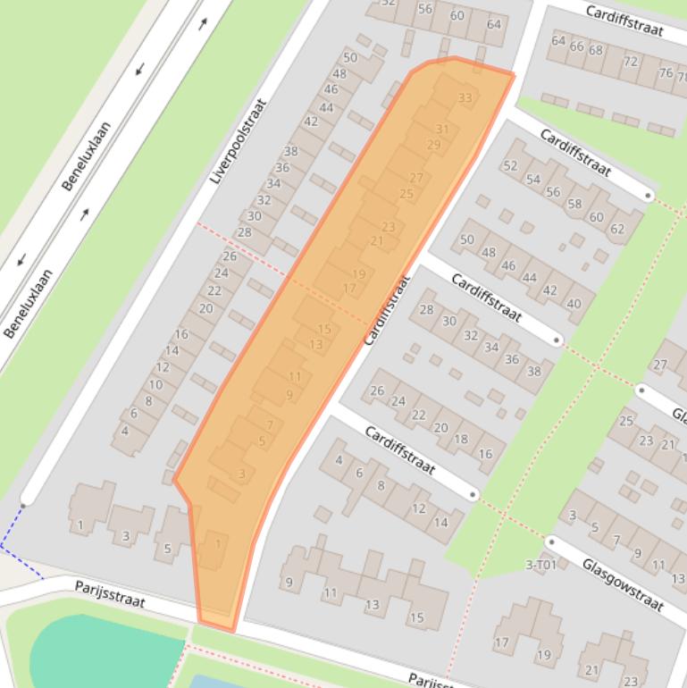 Kaart van postcodegebied 7559KC.