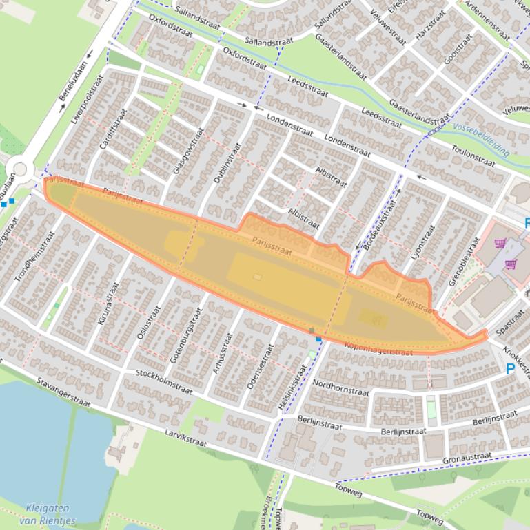 Kaart van postcodegebied 7559KP.