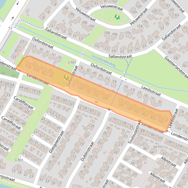 Kaart van postcodegebied 7559KS.