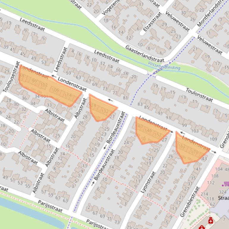 Kaart van postcodegebied 7559KT.