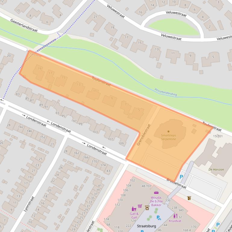 Kaart van postcodegebied 7559KW.
