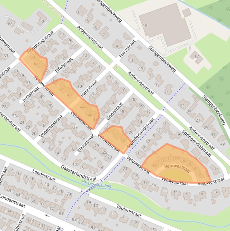 Kaart van postcodegebied 7559LG.