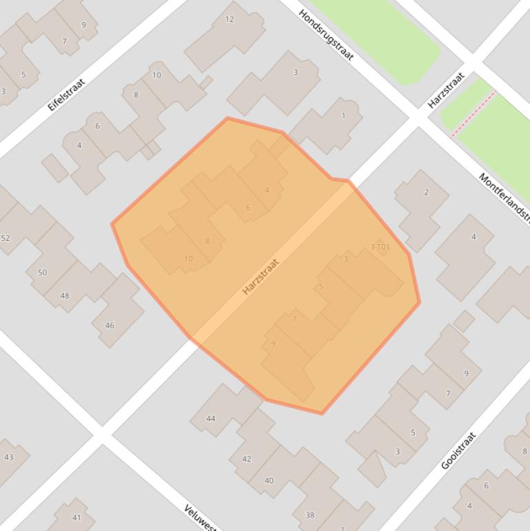 Kaart van postcodegebied 7559LM.