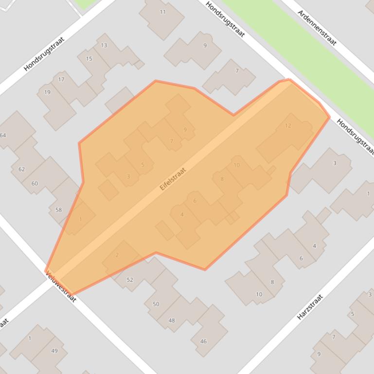 Kaart van postcodegebied 7559LN.