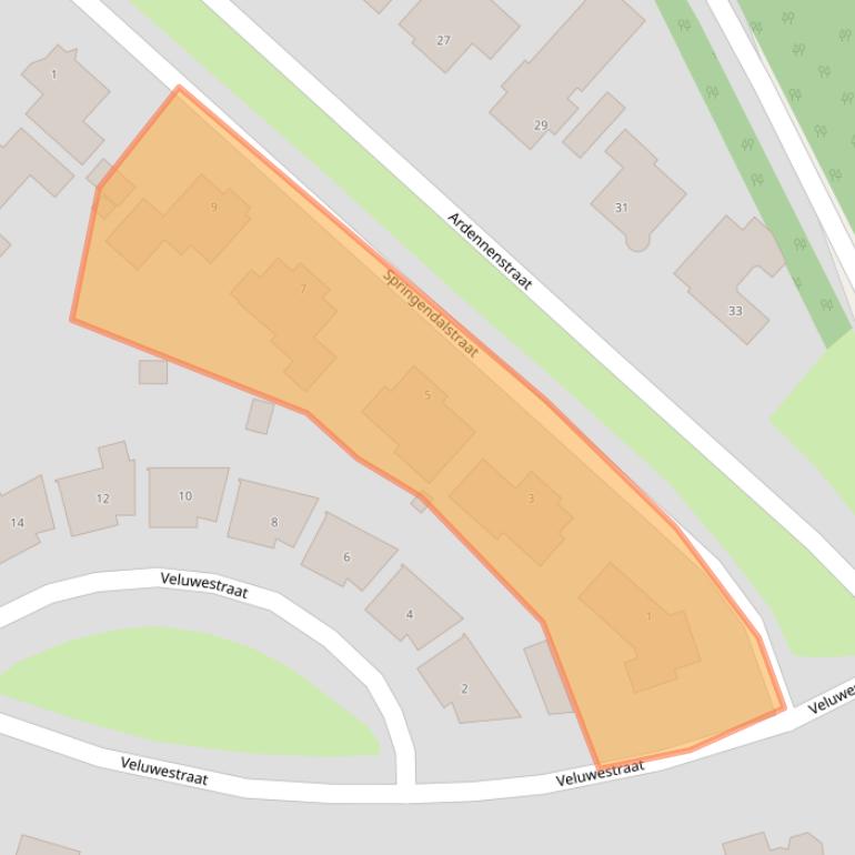 Kaart van postcodegebied 7559LS.