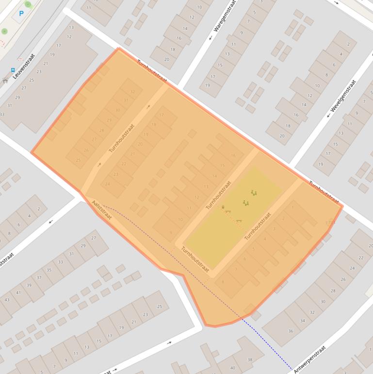 Kaart van postcodegebied 7559NK.