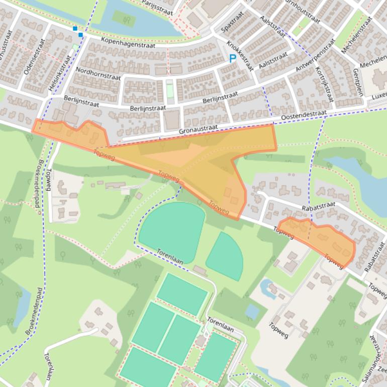 Kaart van postcodegebied 7559PH.