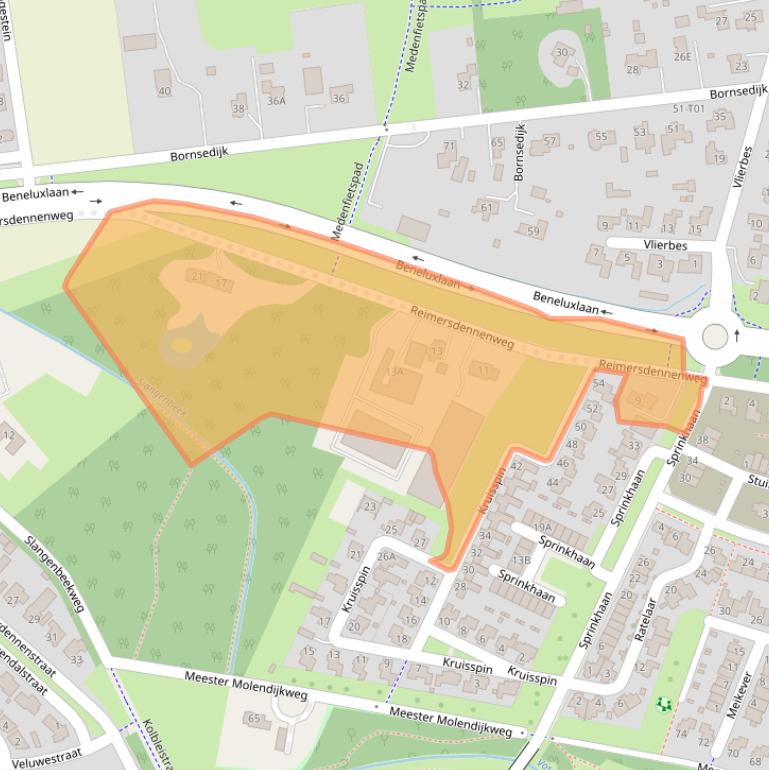 Kaart van postcodegebied 7559PL.