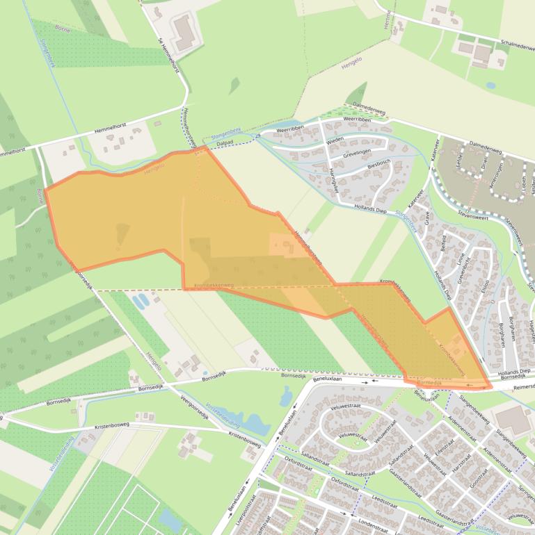 Kaart van postcodegebied 7559PV.