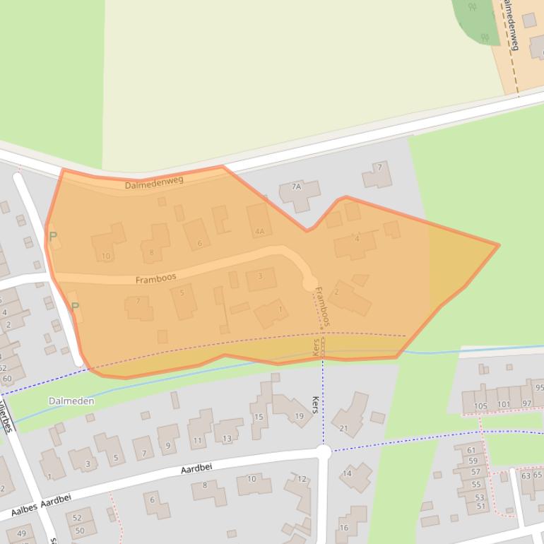 Kaart van postcodegebied 7559RL.