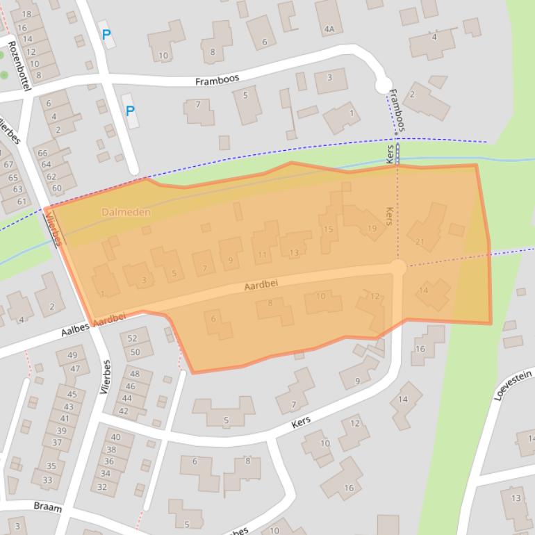 Kaart van postcodegebied 7559RS.