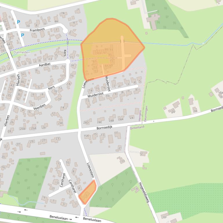 Kaart van postcodegebied 7559RX.