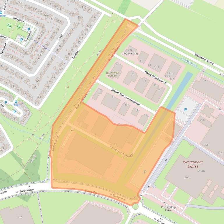 Kaart van postcodegebied 7559SE.