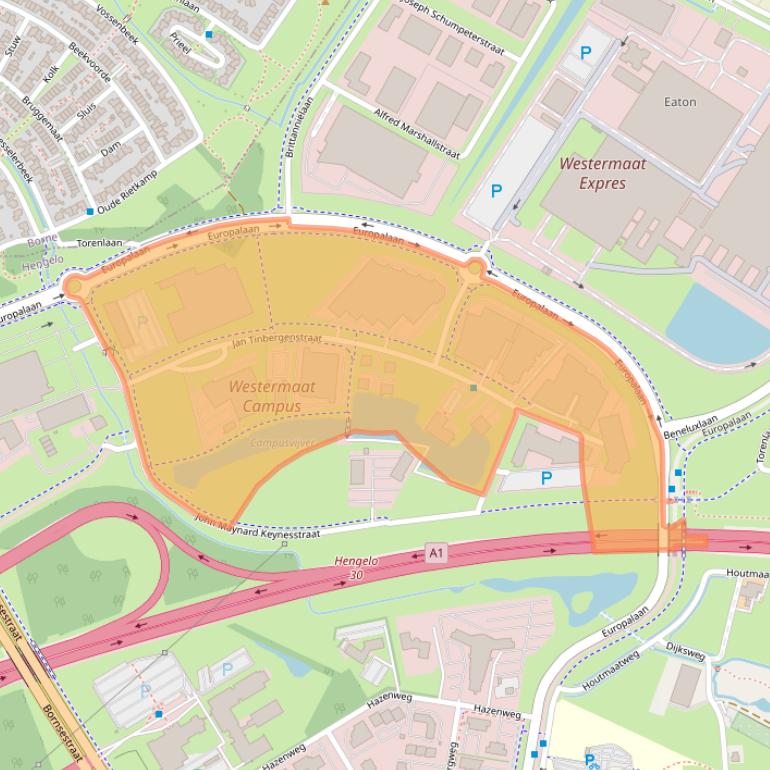 Kaart van postcodegebied 7559SP.